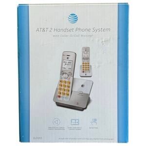 AT&T EL51203 2 Handset DECT 6.0 Cordless Home Phone Full-Duplex Handset NIB